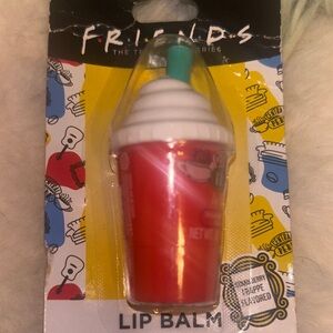 New FRIENDS Red Lip Balm with White Cap